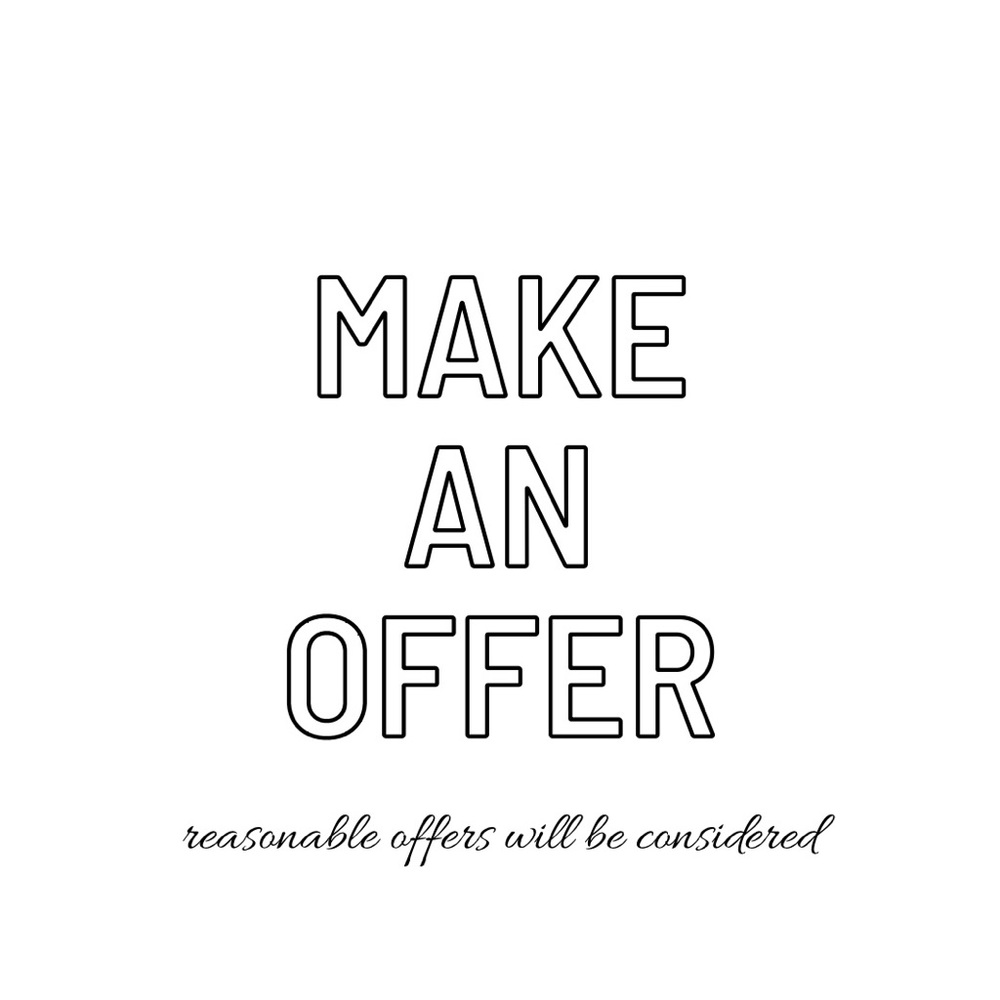 ✨ALL OFFERS ARE WELCOME✨